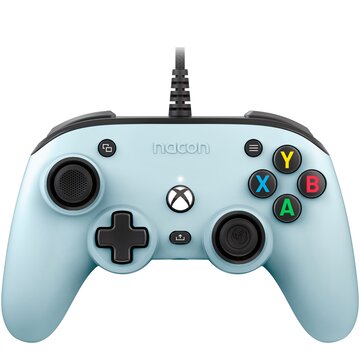 Nacon Pro Compact Blu USB Gamepad Analogico/Digitale PC, Xbox One, Xbox Series S, Xbox Series X