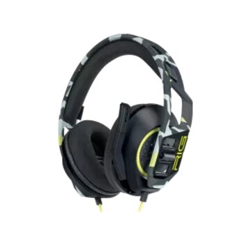 Rig 300 pro hs acid auricolare cablato a padiglione gaming mimetico, giallo