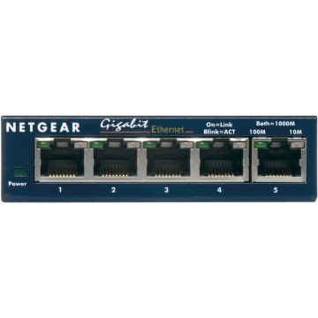 Netgear 5 porte Copper Gigabit Base-T Nero GS105GE