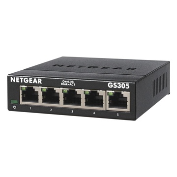 Netgear GS305-300PES Non gestito L2 Gigabit Nero