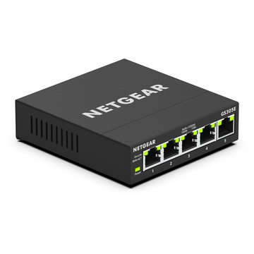 Netgear GS305E Gestito Gigabit Ethernet (10/100/1000) Nero