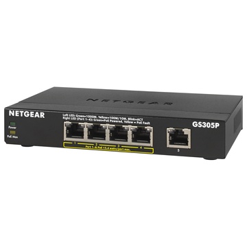 Netgear GS305P Gigabit PoE 4PORTE