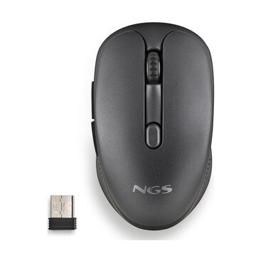 NGS EVO RUST mouse Mano destra RF Wireless Ottico 1600 DPI