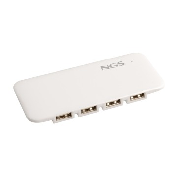 NGS HUB CON 7 PORTE USB 2.0. COLORE BIANCO