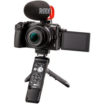 Z30 + 16-50mm f/3.5-6.3 vr content creator's kit + ml-l7 + smallrig tripod + rode videomicro ii + lexar sd 64gb 800x