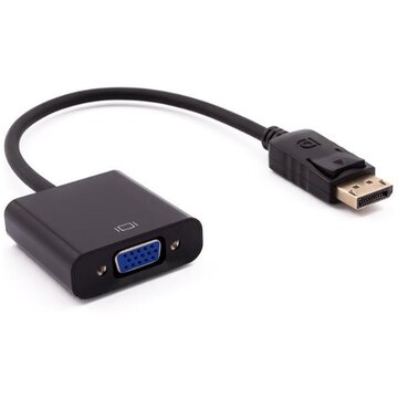 Nilox ADATTATORE DP - VGA M/H 0,15 m DisplayPort VGA (D-Sub) Nero