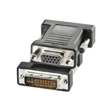 Nilox CRO12033105 cavo di interfaccia e adattatore DVI-I VGA Nero