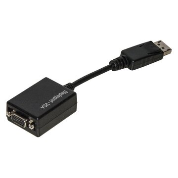 Link accessori lkadat19 cavo e adattatore video 0,15 m vga (d-sub) displayport nero