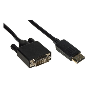 Nilox Link Accessori LKCDPDVI20 cavo e adattatore video 2 m DisplayPort DVI-D Nero
