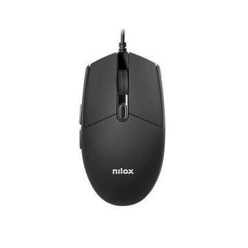 Nilox MOUSB1004 Mouse USB A Ottico 3200 DPI