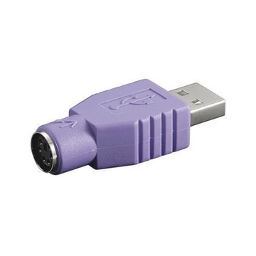 Nilox NX080500104 cavo di interfaccia e adattatore USB 2.0 PS/2 Viola