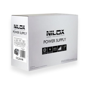 Nilox PSNI-6001 600 W 20+4 pin ATX Metallico