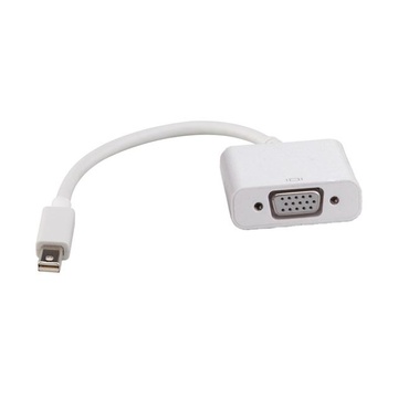 Nilox ROLINE Mini DisplayPort-VGA Adapter, Mini DP M - VGA F white Bianco