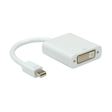 Nilox Secomp Mini DisplayPort-DVI Adapter, M/F Bianco