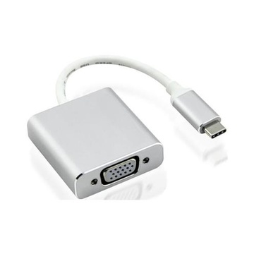 Nilox USB Type-C - VGA M/F Argento