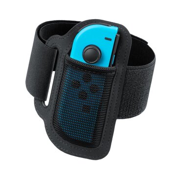 Nintendo Leg Strap per Nintendo Switch Fibra di cotone, Elastan, Nylon, Poliestere Nero