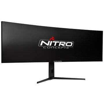 Nitro concepts sm1 simracing monitor, 124,5 cm (49 pollici) curvo, 144 hz, freesync, g-sync, hdmi, dp, usb