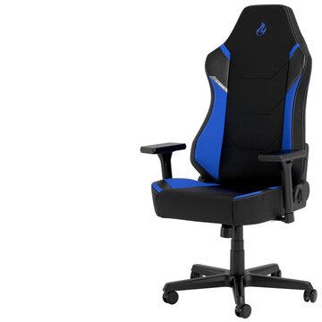 X1000 sedia da gaming per pc sedia tappezzata nero, blu