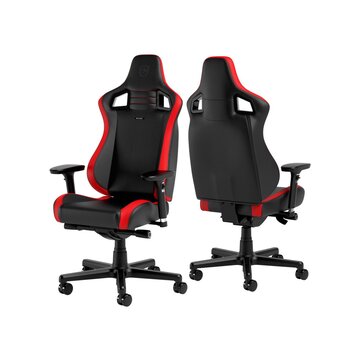 Noblechairs EPIC Compact Gaming Chair - Nero / Carbonio / Rosso