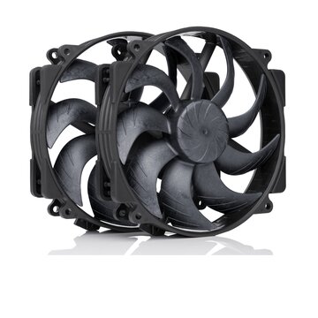 Nf-a14x25r g2pwm sx2 chbk case per computer ventilatore 14 cm nero 2 pz