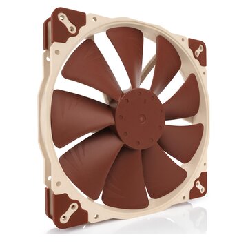 Nf-a20 case per computer ventilatore 20 cm beige, marrone