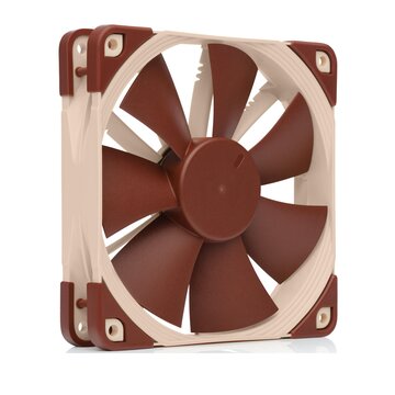 Noctua NF-F12 Case per computer Ventilatore 12 cm Beige, Marrone