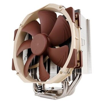 Noctua NH-U14S sistema di raffreddamento per computer Processore Refrigeratore 12 cm Marrone, Acciaio inossidabile