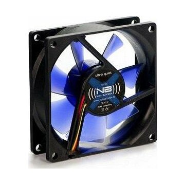 Noiseblocker BlackSilentFan X1 Ventole 8 cm Nero