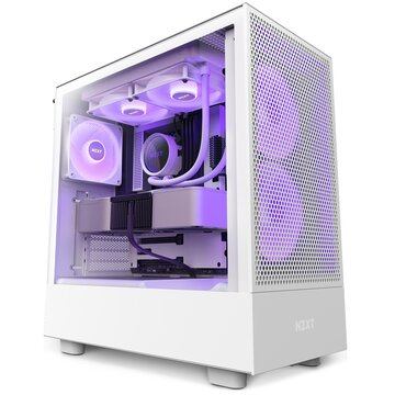 NZXT H5 Flow RGB Midi Tower Bianco