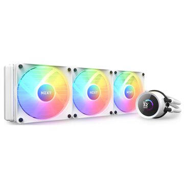 Kraken 360 rgb processore raffreddatore di liquidi tutto in uno 12 cm bianco 1 pz