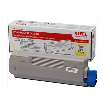 OKI 43865721 Toner Original Giallo