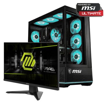 Ollo Computers G1 Arena + Monitor - Nvidia RTX 5060, Ryzen 5, 16GB DDR5 6000mhz, SSD 1TB - Powered By MSI