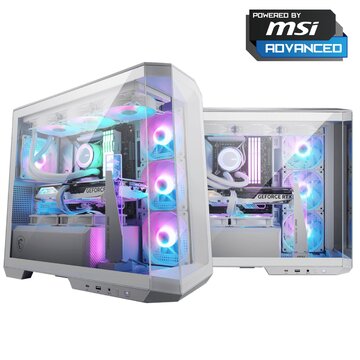 Ollo Computers G1 MAG Alpha White - Nvidia RTX 5060TI 16GB, Ryzen 9600X, 32GB Ram DDR5 SSD 1TB - Powered By MSI