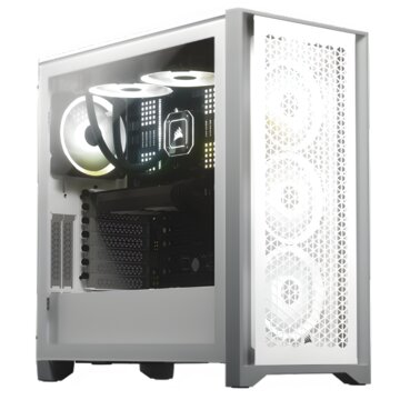 Ollo Computers G2 White Corsair - Nvidia RTX 5060TI 16GB, Ryzen 9600X , 32GB RAM DDR5, WIFI, Dissipatore con display LCD