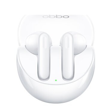 Oppo Enco Air3 Auricolari True Wireless, 25h di Autonomia, Driver da 13.4mm, Bluetooth 5.3, Raggio 10m, Controlli Touch, Cancellazione del rumore IA, Android e iOS, IP54, Bianco [Versione Italiana]