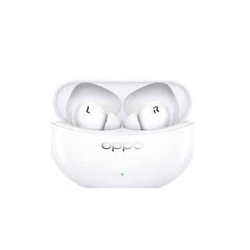 Oppo Enco Air3 Pro Auricolari True Wireless,30h di Autonomia, Driver in Bambù da 12.4mm, Bluetooth 5.3, Controlli Touch, Cancellazione del rumore IA, Android e iOS, IP55, Bianco [Versione Italiana]