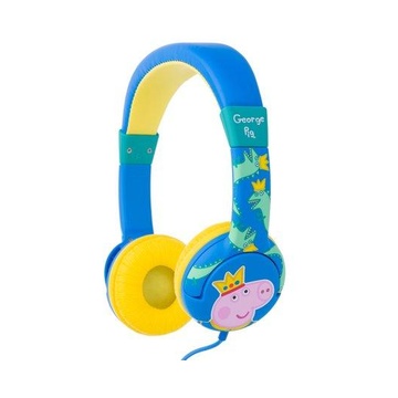 OTL Peppa Pig Prince George Cuffie Cavo Blu, Verde, Rosa, Giallo