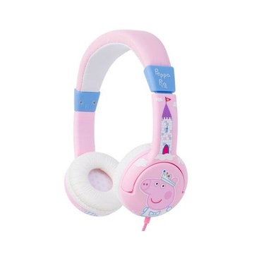 OTL Peppa Pig Princess Cuffie Cavo Blu, Rosa, Bianco