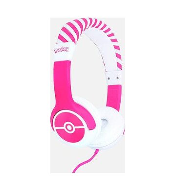 Technologies pokémon pokéball pink kids cuffie cablato rosa, bianco