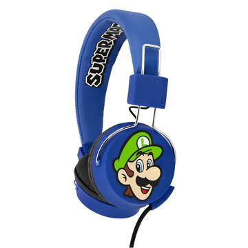 OTL Technologies Super Mario and Luigi Teen folding Cuffie Cablato GamingMulticolore