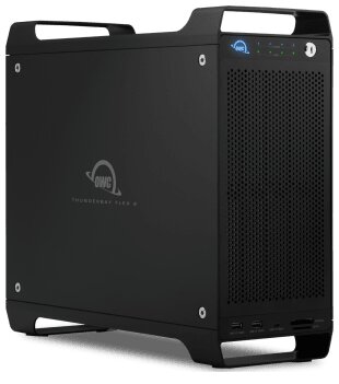 Array raid thunderbay flex 8 da 112 tb a 8 alloggiamenti thunderbolt 3 (8 dischi rigidi da 14 tb)