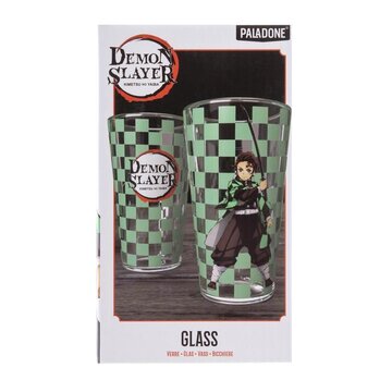 Demon slayer glass - bicchiere per acqua multicolore 1 pz 450 ml