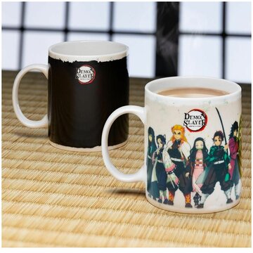 Demon slayer heat change mug - tazza multicolore universale 1 pz