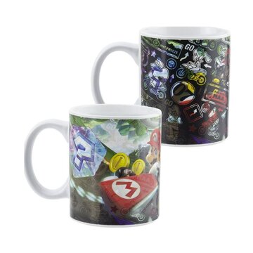 Mario kart heat change mug tazza multicolore universale 1 pz