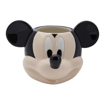 Mickey shaped mug tazza nero, crema universale 1 pz