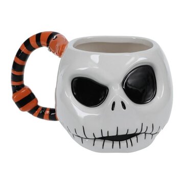 Nightmare before christmas shaped mug tazza nero, arancione, bianco universale 1 pz