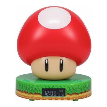 Super mushroom digital alarm clock - sveglia digitale multicolore