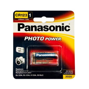 Panasonic 1 photo cr 123 a