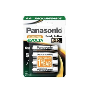 Panasonic NiMH Mignon AA 2450mAh Nichel-Metallo Idruro (NiMH)