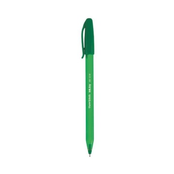 papermate inkjoy 100 st verde penna a sfera medio, verde